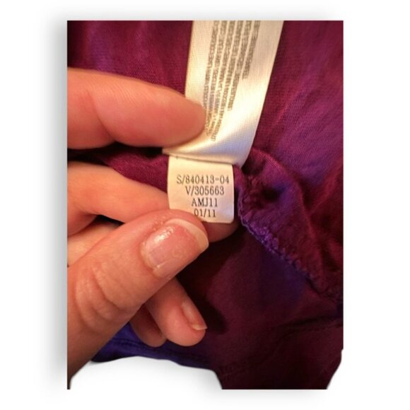 Women’s XXL Old Navy Wine Ruffle Bust Sleeveless Top 16 18 2XL - Picture 9 of 9